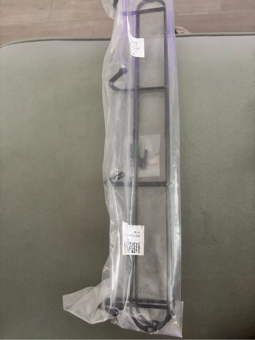 Amazon Black Metal Wall Hook Racks for coffee mugs etc..